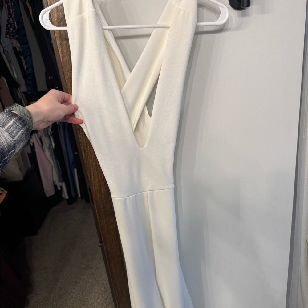 Lovely Day White Sleeveless Jumpsuit